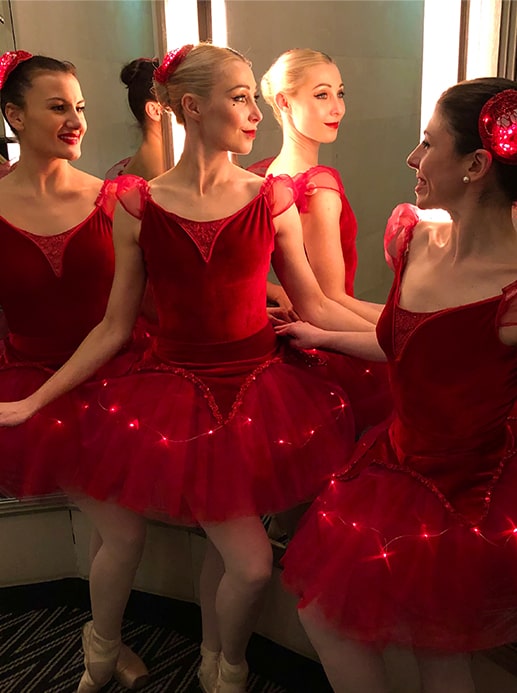 Ruby LED ballerinas-min